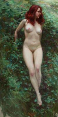 Forestry muse (A Red-Haired Beauty). Gibet Alisa