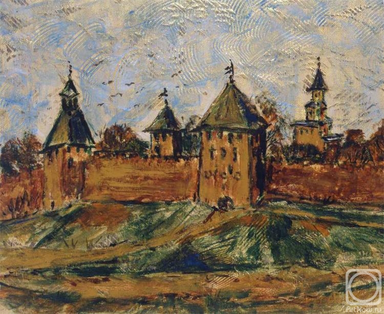 Volkhonskaya Liudmila. Walls of the Novgorod Kremlin