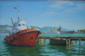 Repair of the pier. Dinner. Rogov Vladimir