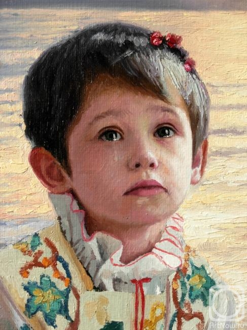 Arseni Victor. Prayer on the island of "Hope", a lake "Tears", a country "suffering" and in the world "Indifference". An orphan from the orphanage, Balti, Moldova. (fragment)