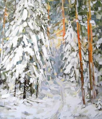 Winter in the forest. Suhova Lubov