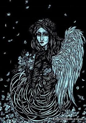 Blue angel (Fall Angel). Strekova Irina