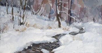 Kievka under snow (Stream Under Snow). Arepyev Vladimir