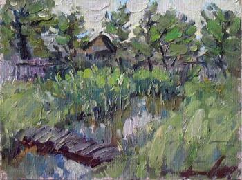 Landscape with reeds and walkways - 2. Arepyev Vladimir