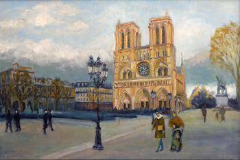Paris, Notre Damme, autemn (Views Of Paris). Zibnitskiy Kirill