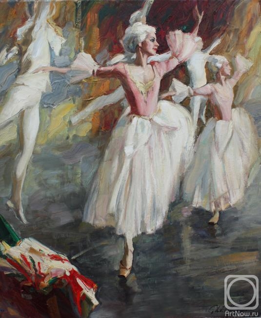 Сцена из балета Щелкунчик» картина Гибет Алисы маслом на холсте — купить  на ArtNow.ru