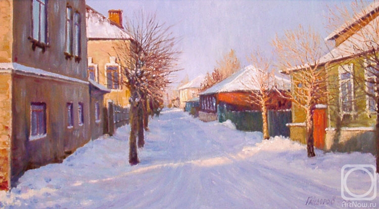 Gaiderov Michail. Winter. Corner of old Kolomna