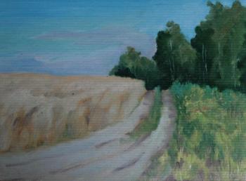 Road in field. Klenov Valeriy