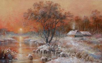 Winter sunset. Braginsky Robert