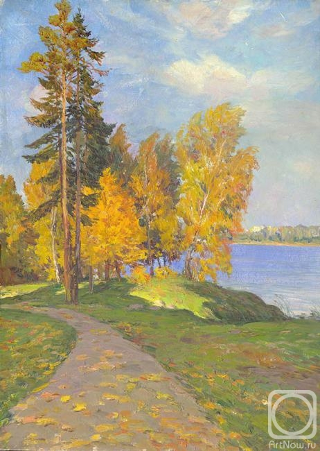 Petrov Vladimir. "The Senezh Lake, Autumn"