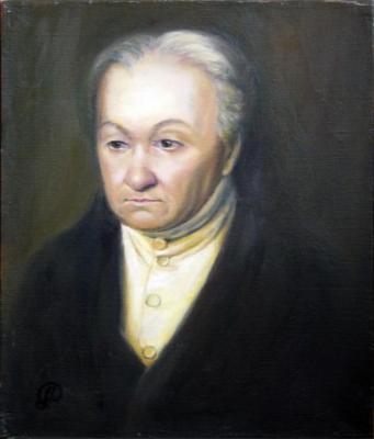 Copy of Milyukov's portrait. Redko Alfiya