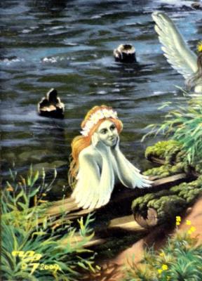 Mermaid (fragment of the painting "Seer - let him see!")