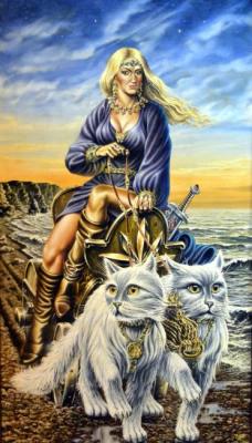 Freya (work from the series "Ancient Gods of Scandinavia"). Chernickov Vladimir