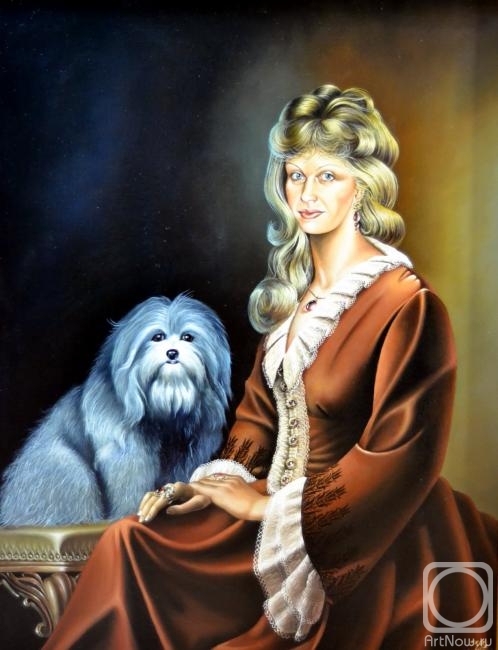 Chernickov Vladimir. Lady with a dog