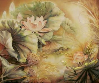 Lotus blossoms. Godich Marina