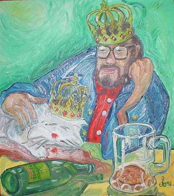 Self-portrait with "Siberian Crown". Yevdokimov Sergej
