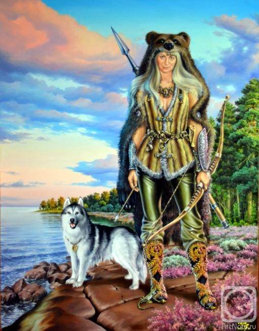 Chernickov Vladimir. Goddess of Hunting Devana