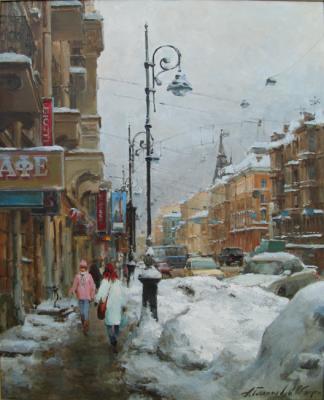 Liteyny Avenue. Winter 2010. Galimov Azat