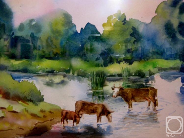 Batt Jacob. Idyll in the evening