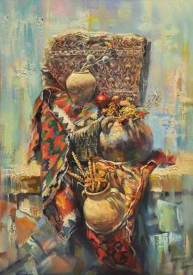 Armenia in colors. From the series "Armenian Stones" (Powerful Paintings). Khachatryan Meruzhan