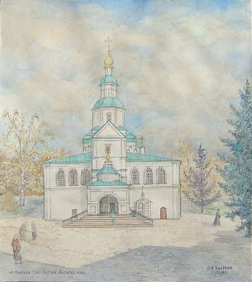 Church of the Intercession of the Most Holy Theotokos. Danilov Monastery. Chistova Olga