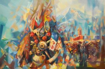 Powerful Armenia (Expressive Paintings). Khachatryan Meruzhan