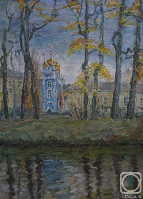 Korolev Leonid. View from the Alexander Park to Catherine Palace in Tsarskoe Selo