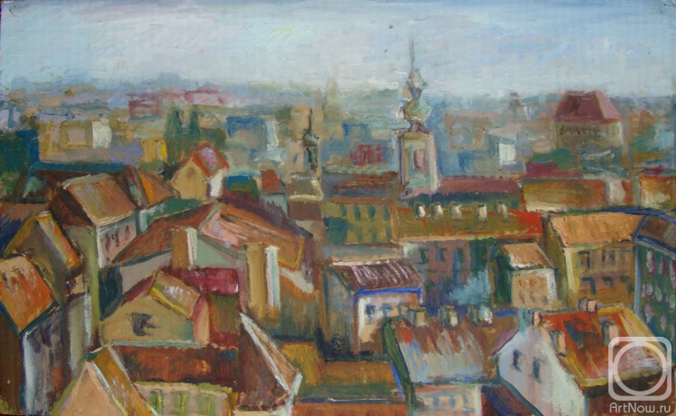 Petrovskaya Tatyana. Praga. Roofs