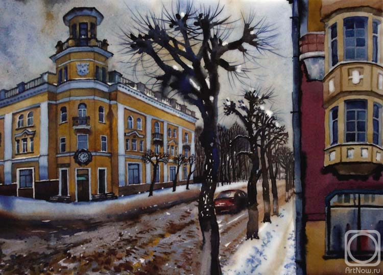 Ivanova Olga. The winter street