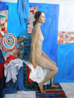 Nude on the Patchwork Quilt