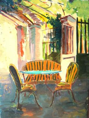 On the terrace. Gvozdetskaya Irina