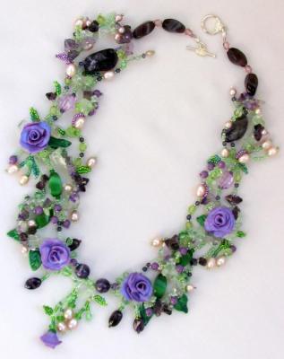 Necklace "Spring " from collection "Seasons". Ovintsovskaya Svetlana