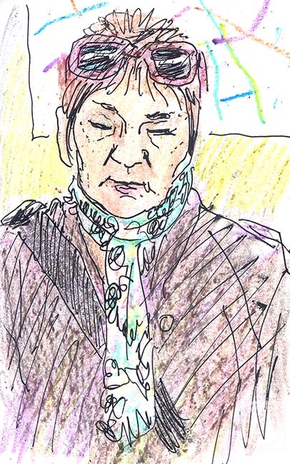 Karaceva Galina. In the subway