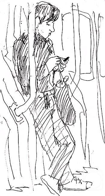 Karaceva Galina. On the bus