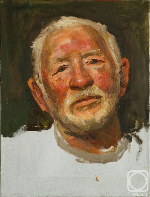 Zamaleev Talgat. Portrait of Grandpa Valentine
