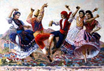 Aragonese jota. Spanish Dance. Strezhbetskaya Tatjana Strezhbetskaya