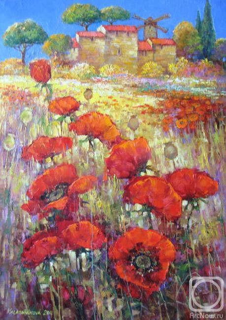 Kalashnikova Elena. Summer in Normandy