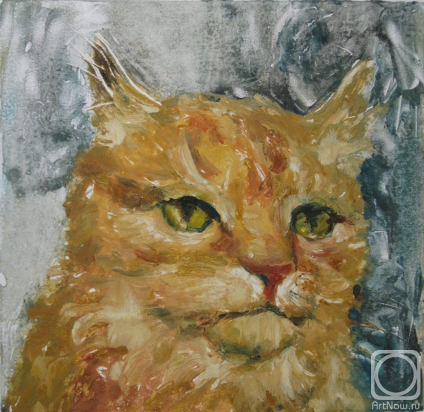 Pohomov Vasilii. Portrait of cat