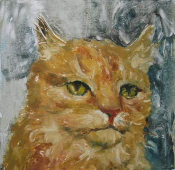 Portrait of cat. Pohomov Vasilii