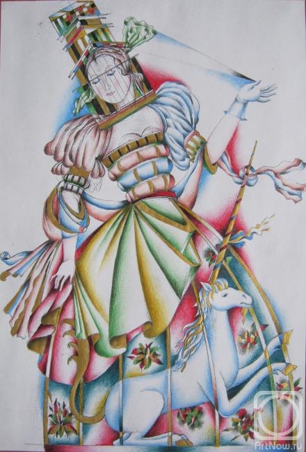 Fedorova Nina. Lady with a Unicorn