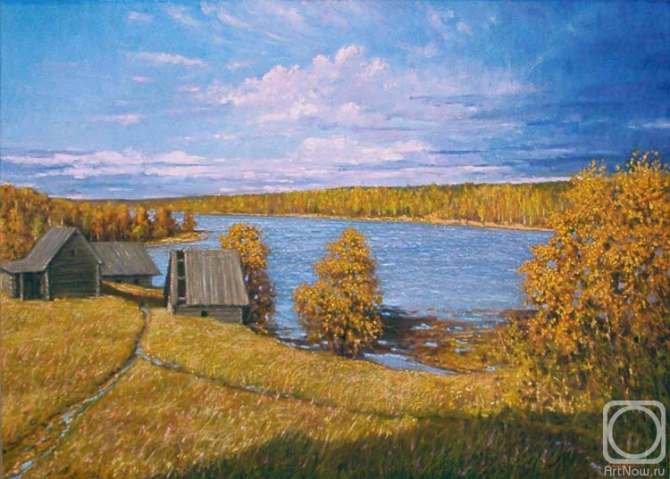 Gaiderov Michail. Autumn on the Oka. The storm has passed