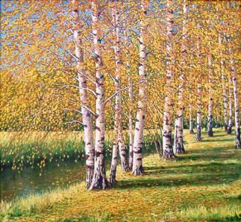 Autumn birches. Gaiderov Michail