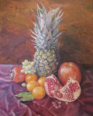 Still-life with pineapple. Vankhonen Alexey