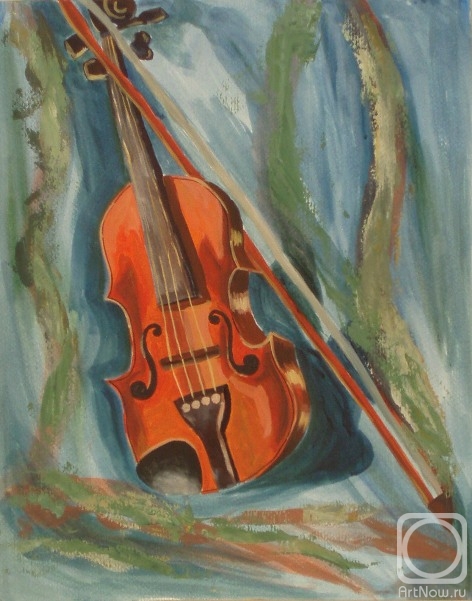 Lukaneva Larissa. 459 (Still Life with Violin)
