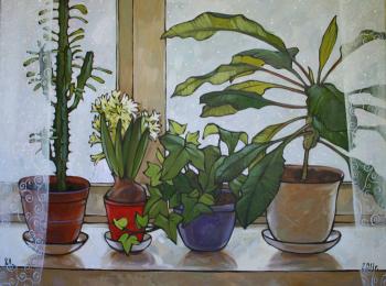 Картина «А дома тепло...»