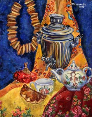 Winter tea drinking. Maksimova Anna