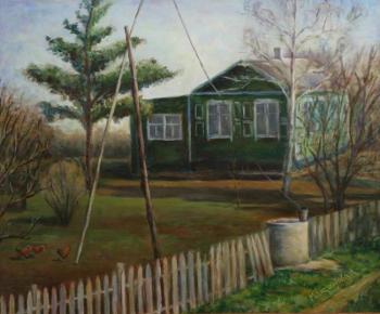 Well from the childhood. (Spring. A native home.) (Paling). Maksimova Anna