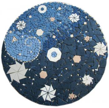 That fell from the sky a star. Mosaic (Ceramic Granite). Izmailova Natalia