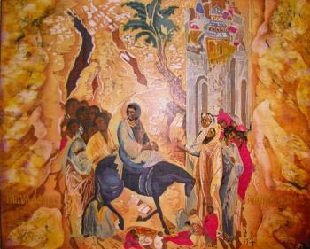The Lord's Entrance to Jerusalem. Davydova Lyudmila