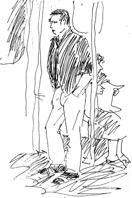 Karaceva Galina. In the subway